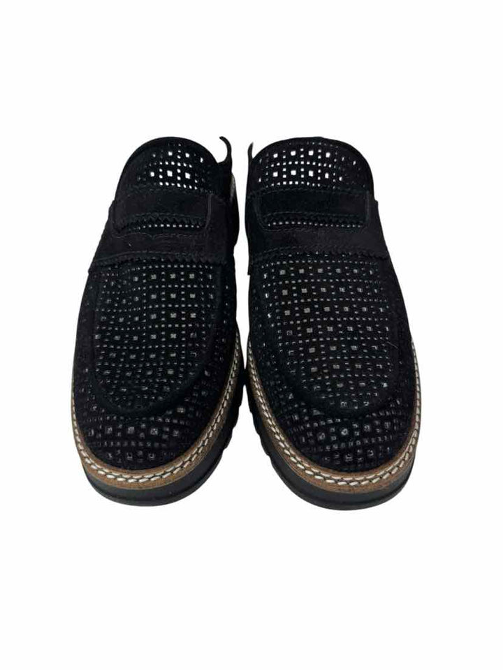 Shoe Size 7 Black Mules