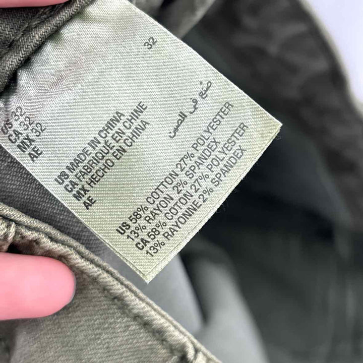 Size 32 Green Denim Jeans