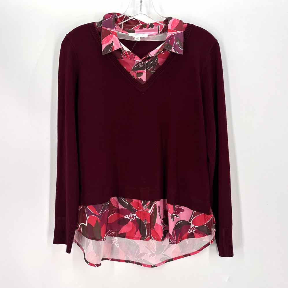 Size L Burgundy Sweater
