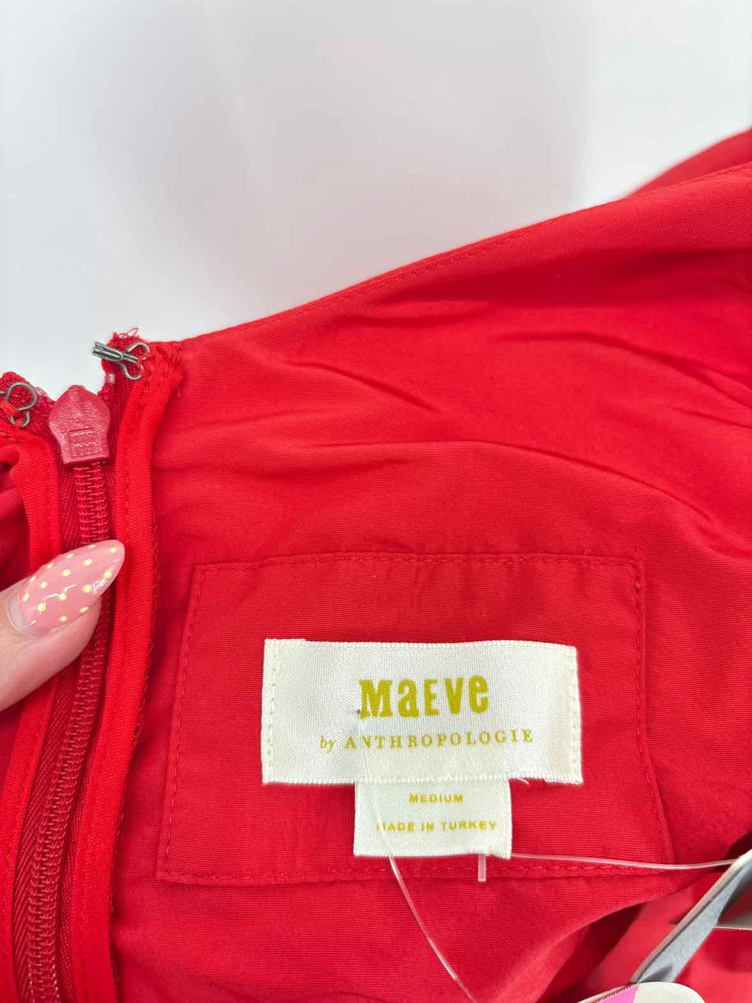 Size M MAEVE Red Dress