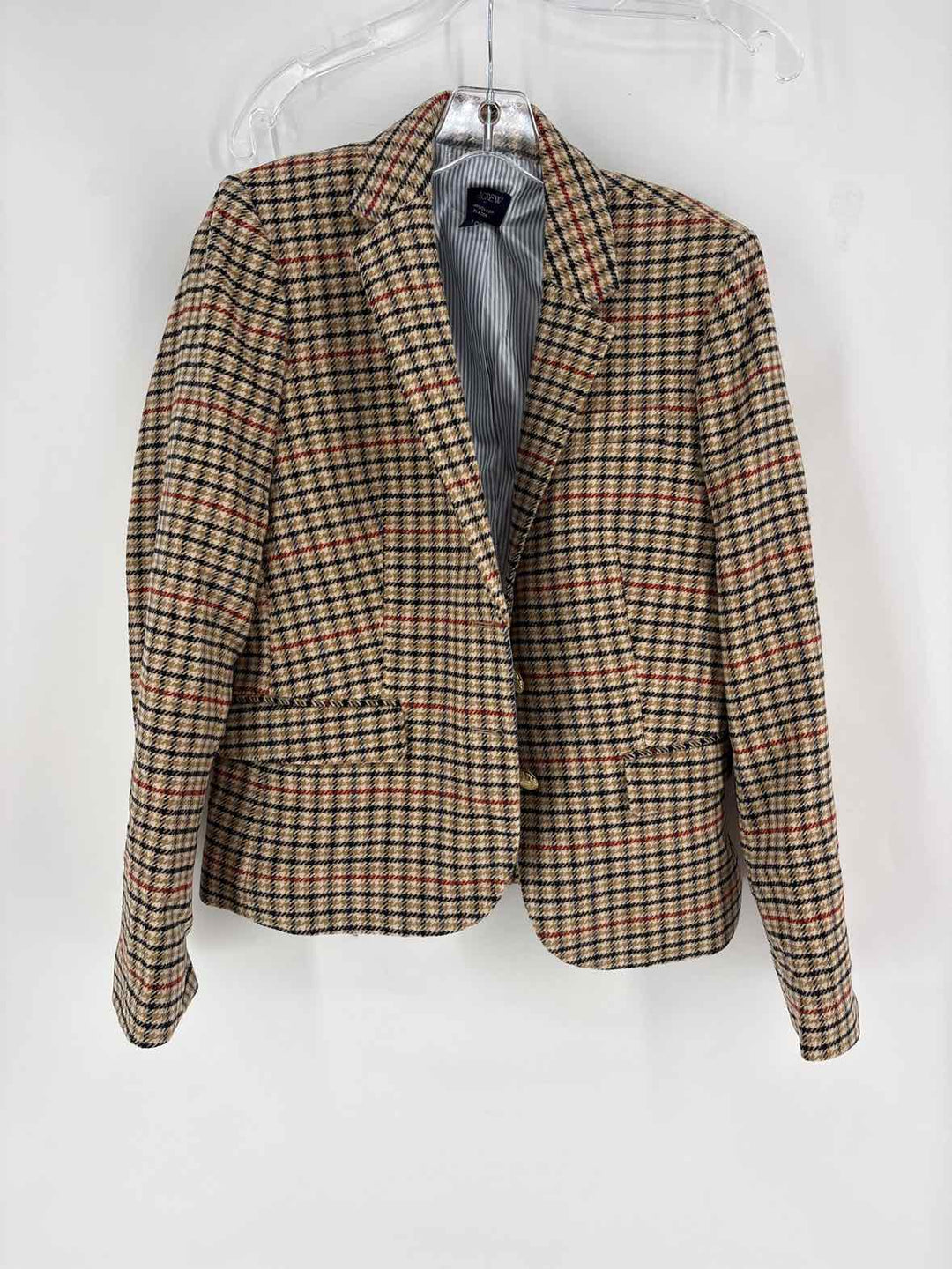 Size 10 J Crew Tan Wool Blazer