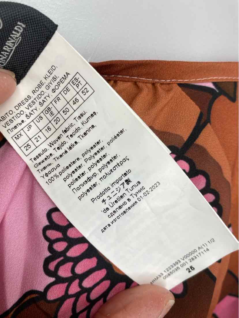 Size 16 MARINA RINALDI Bronze Dress
