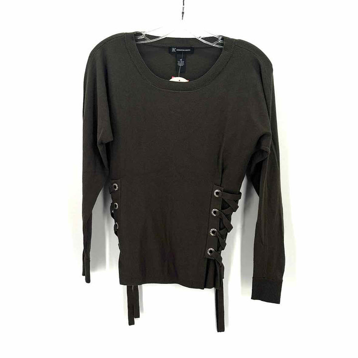 Size XS INC Forest Green Knit Sweater