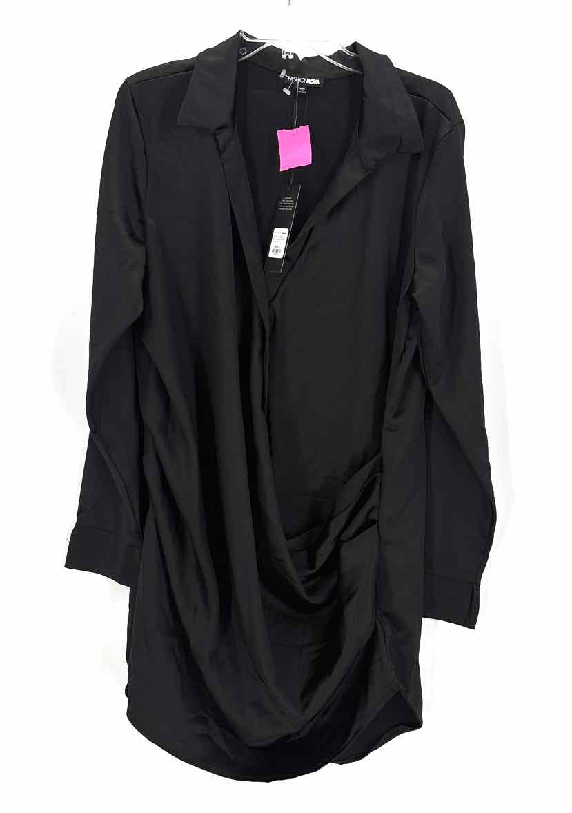 Size L FASHION NOVA Black Dress