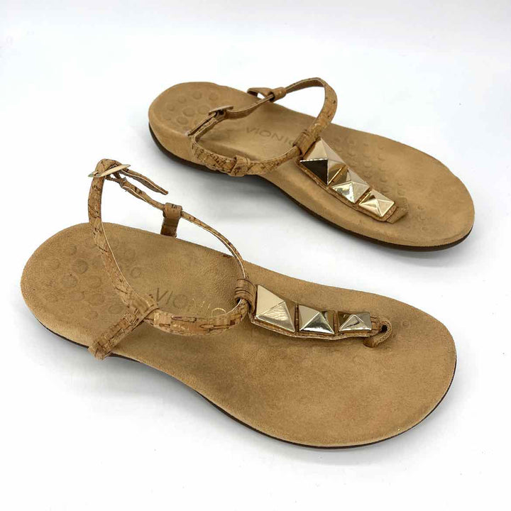 Shoe Size 8 VIONIC Gold Sandals