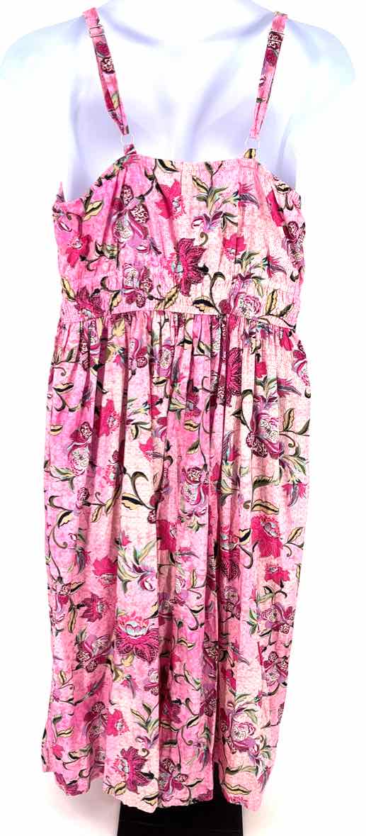 Size 18 LANE BRYANT Pink Cotton Dress