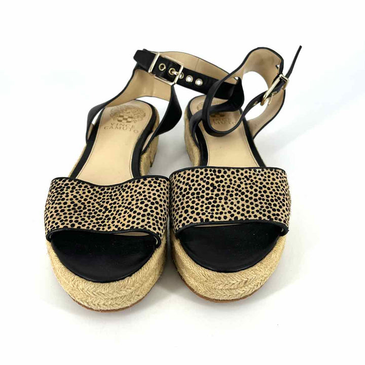 Shoe Size 7.5 Vince Camuto Tan Leather Sandals