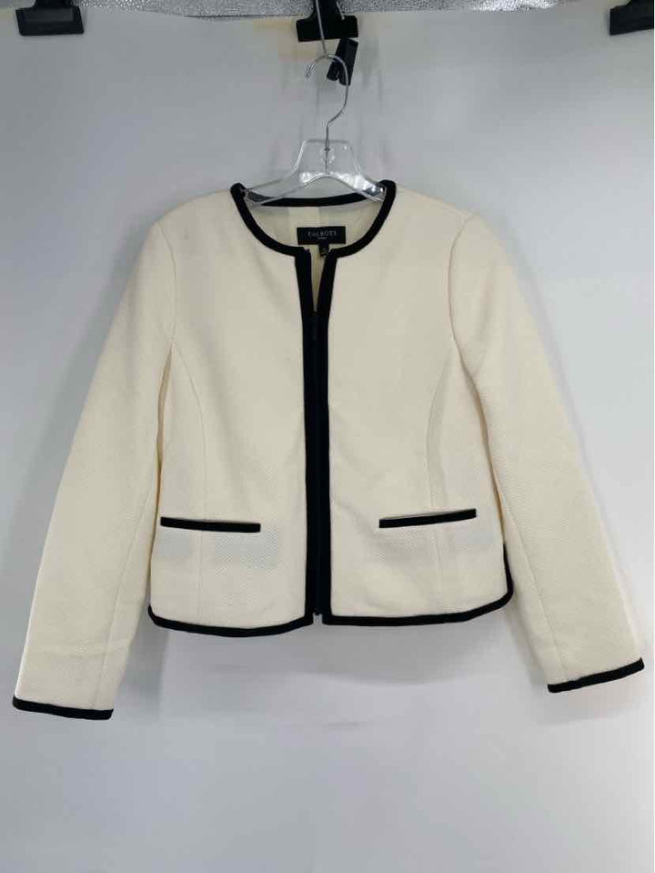 Size 4 Talbots Cream Jacket