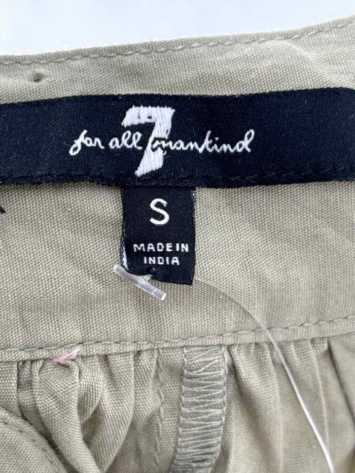 Size 7 7 for all Mankind Green Dress