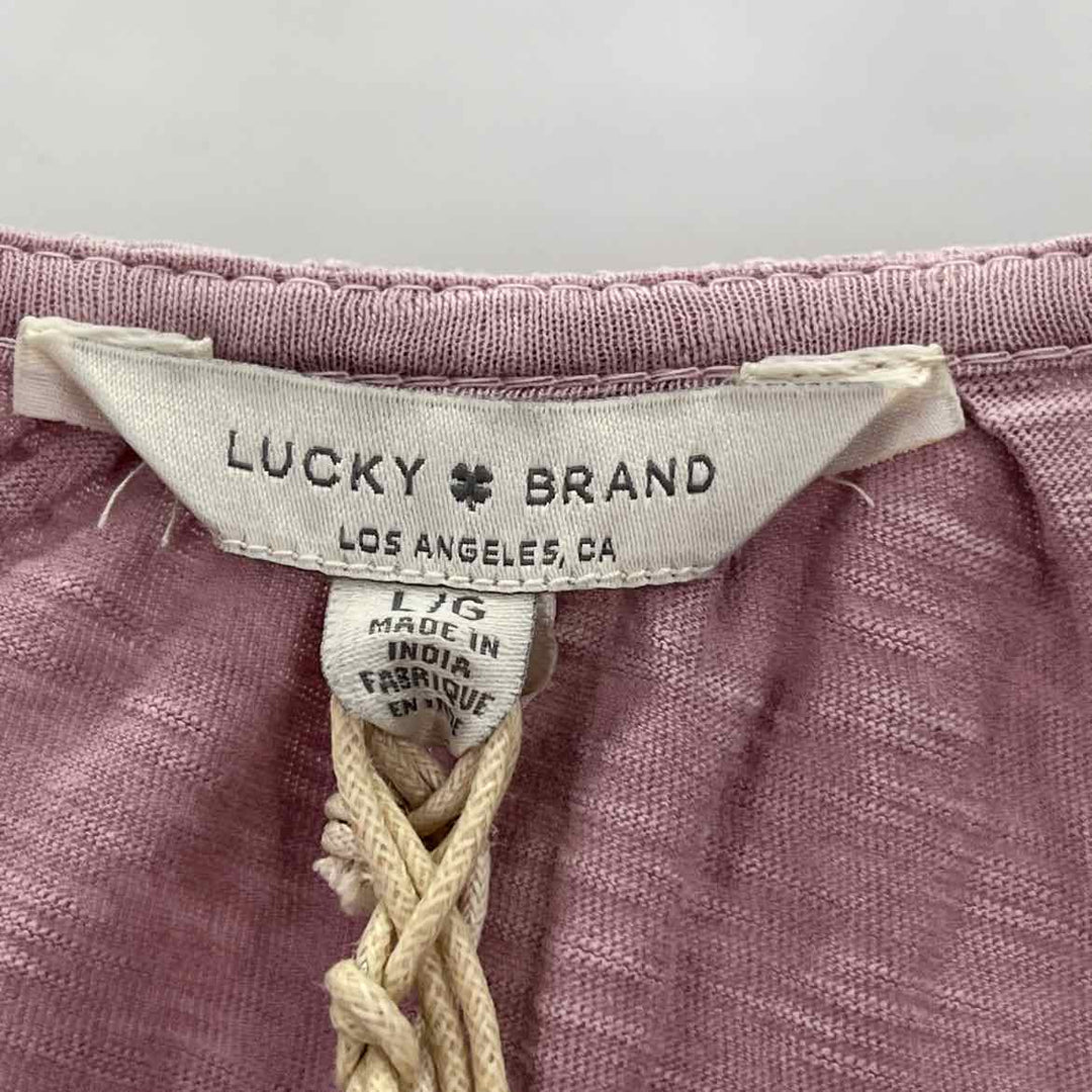 Size L LUCKY Purple Shirt