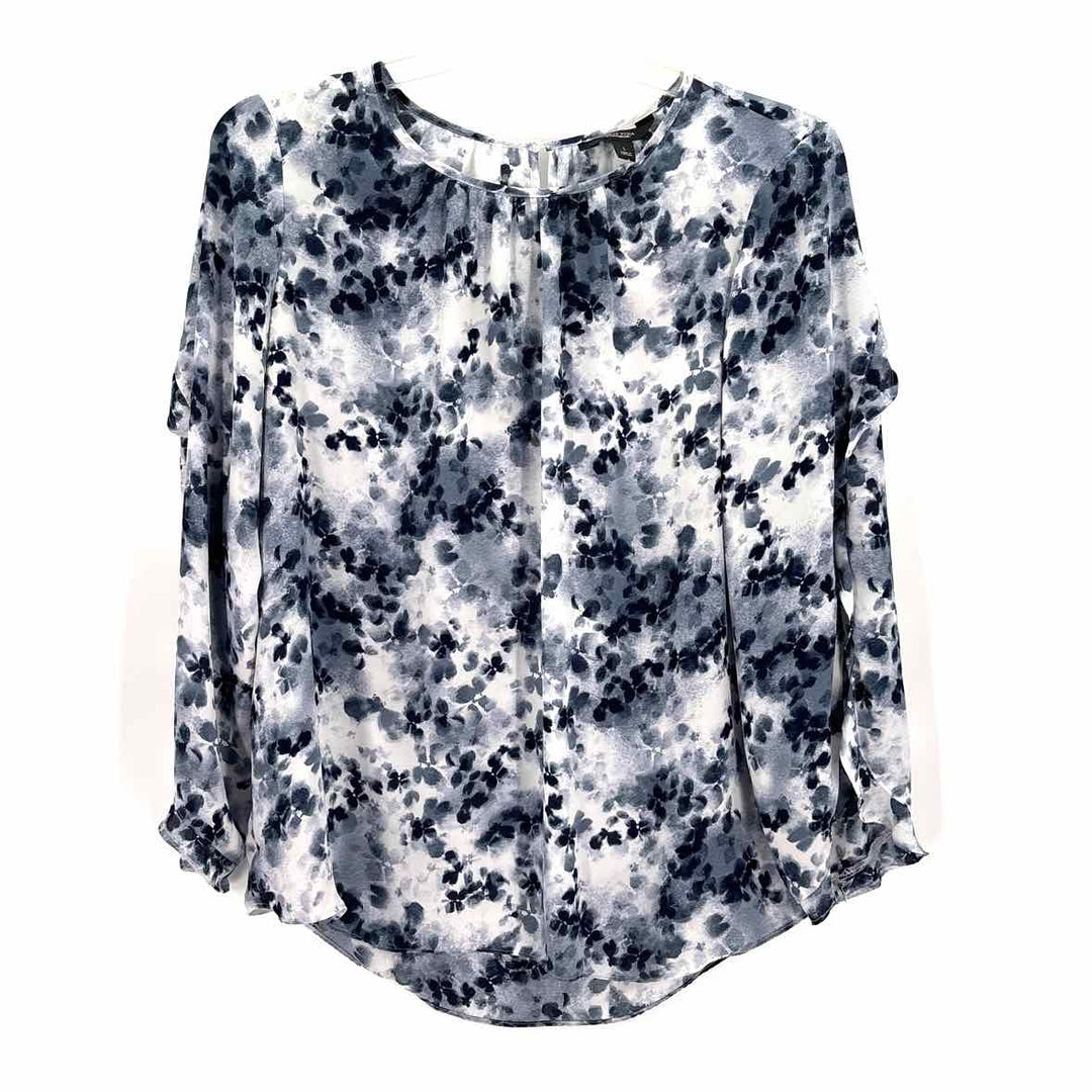 Size L SIMPLY VERA WANG Navy Print Shirt