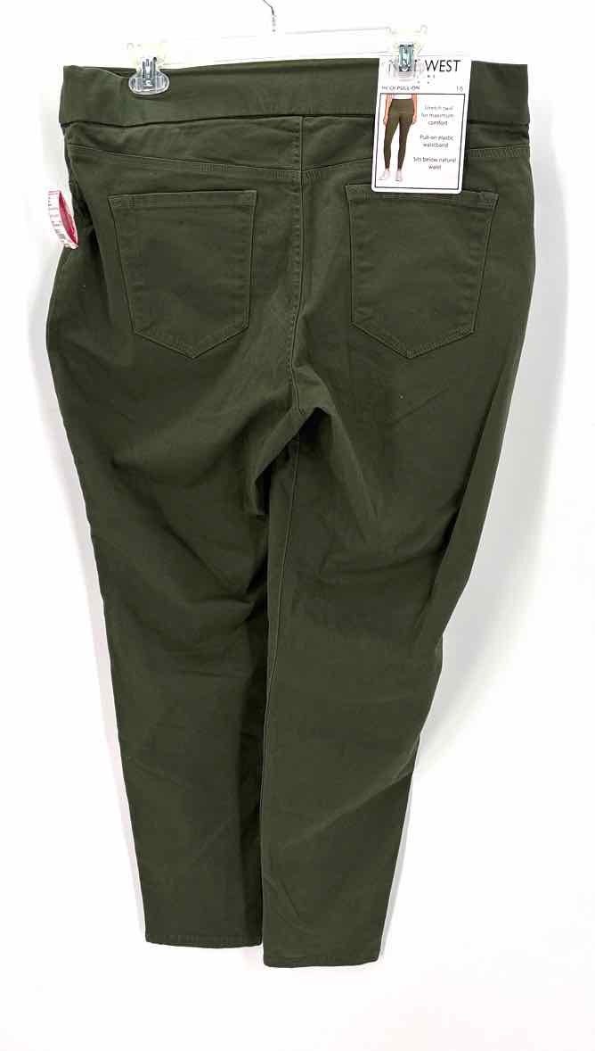 Size 16 Nine West Olive Twill Pants