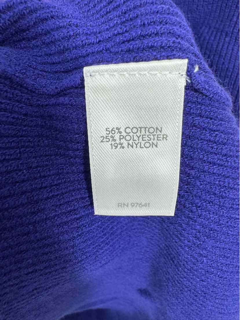 Size X J JILL Purple Knit Cardigan