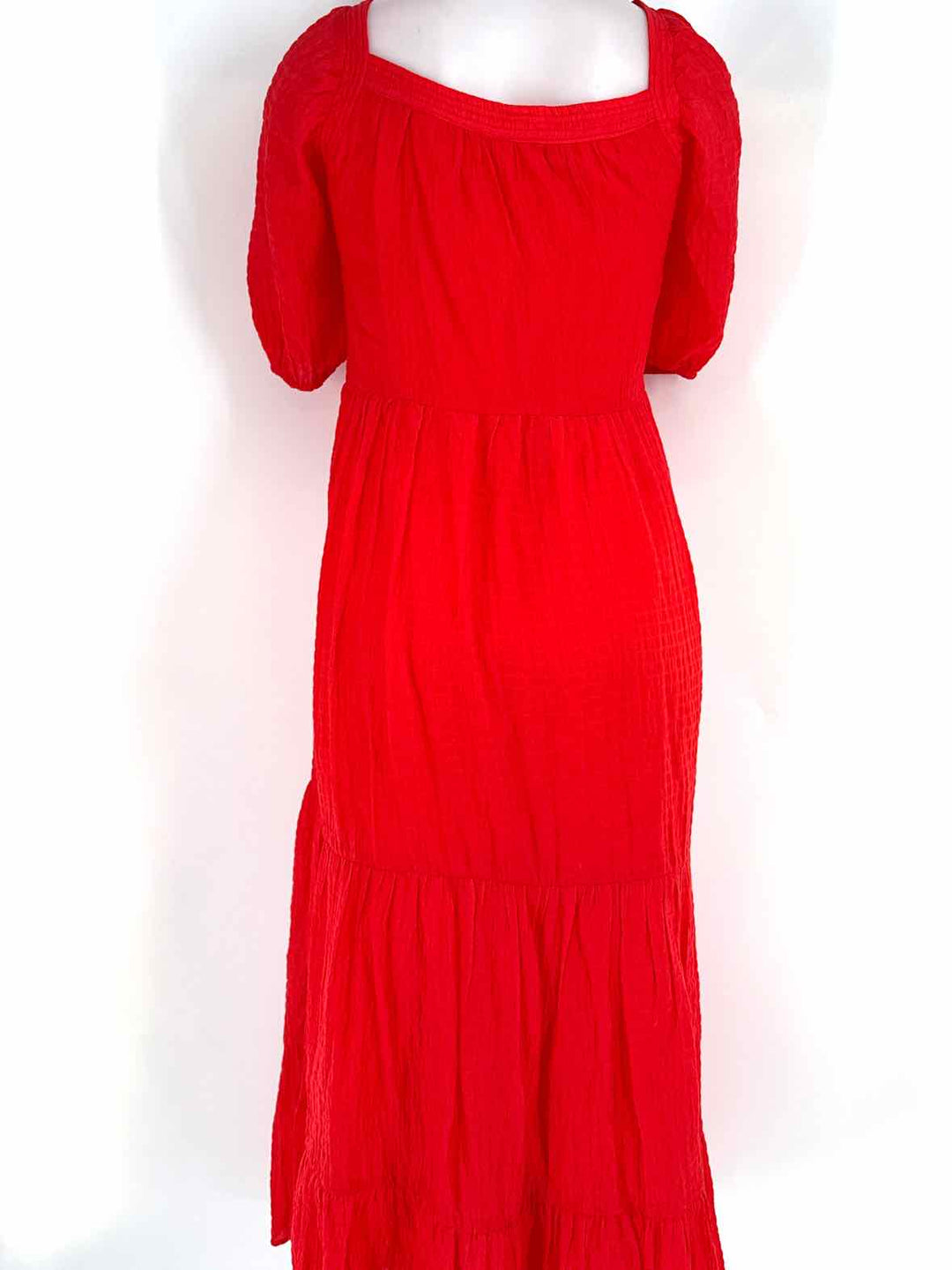 Size M Anthropologie Red Dress