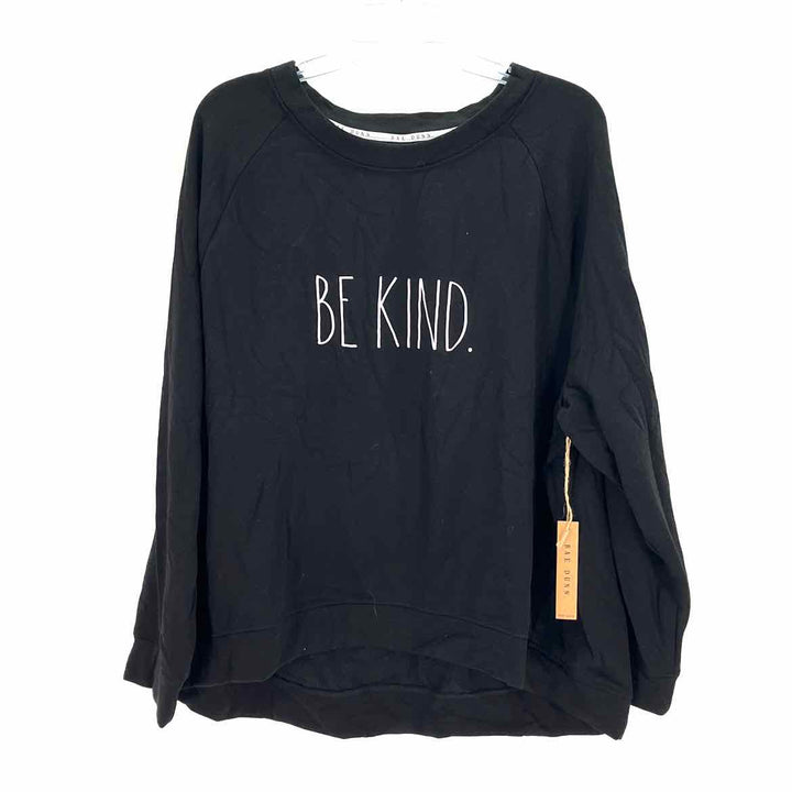 Size 2X Rae Dunn Black Sweater