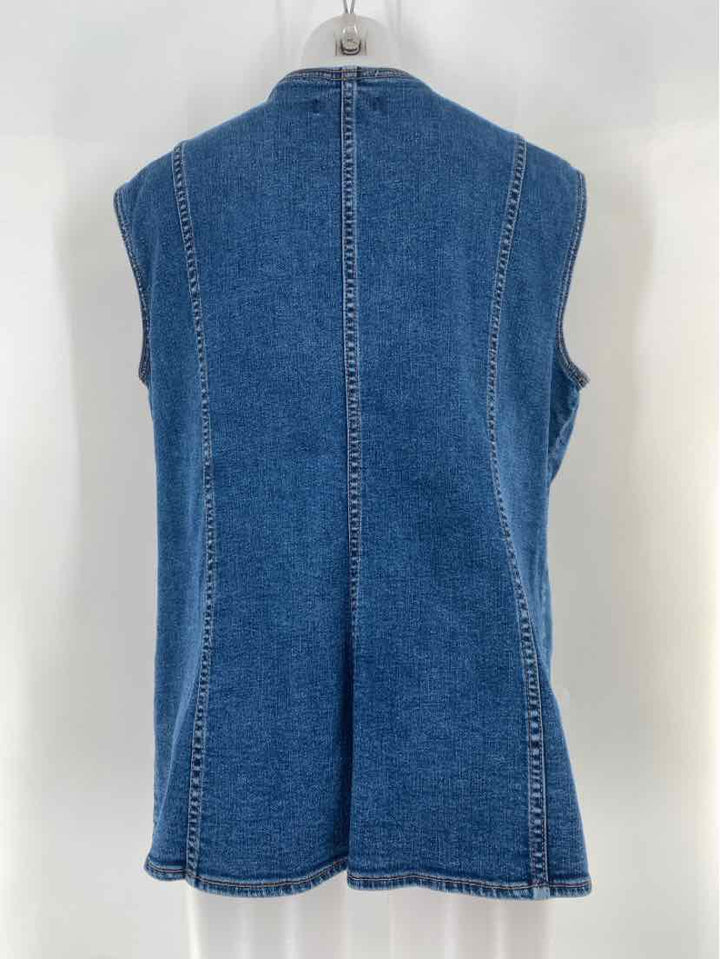 Size 14 Talbots Denim Vest