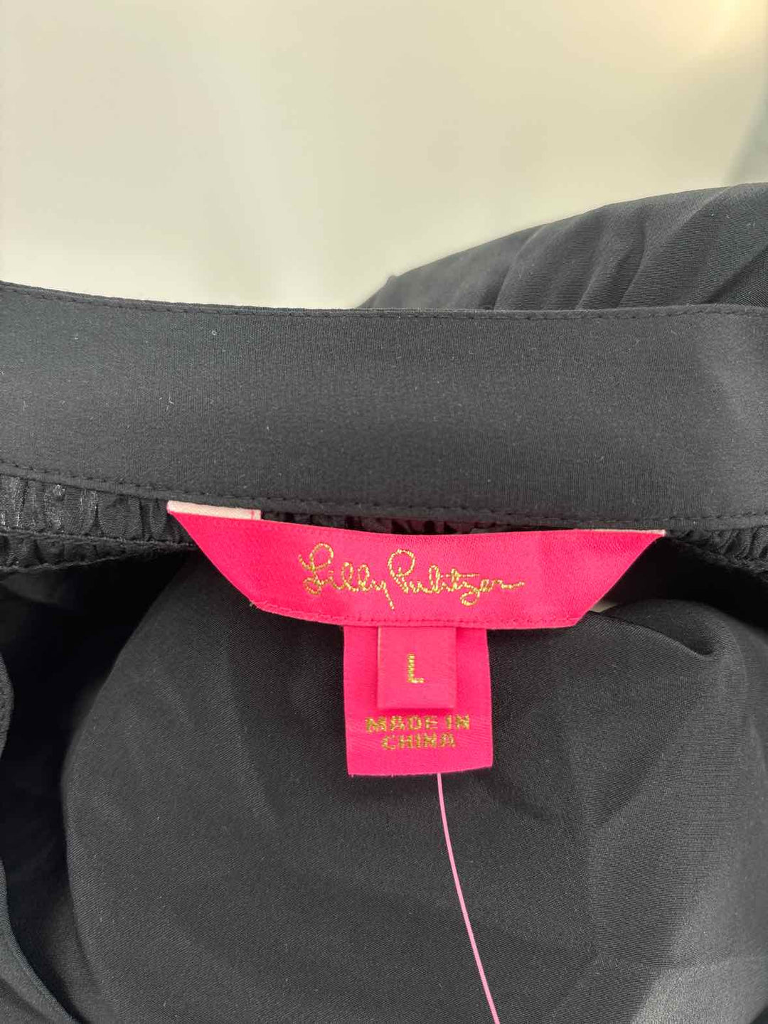 Size L Lilly Pulitzer Black Shirt