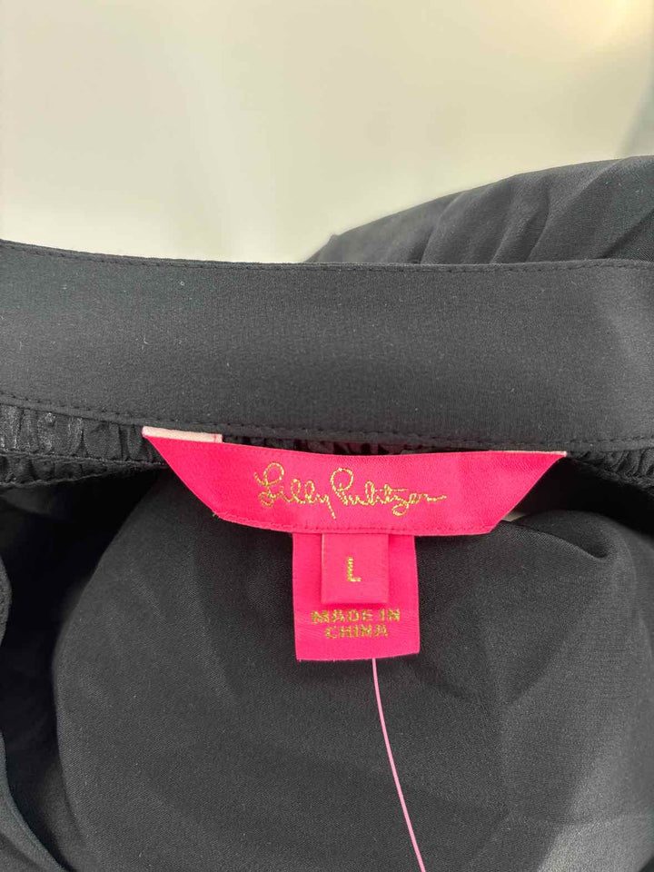Size L Lilly Pulitzer Black Shirt