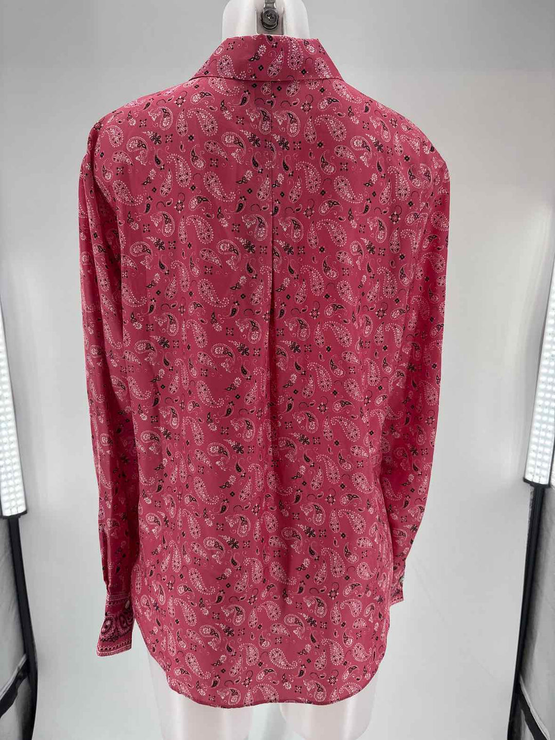Size M GO SILK Burgundy Luxury - Shirt