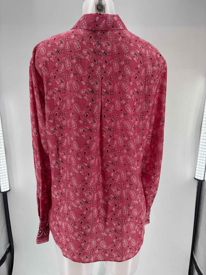 Size M GO SILK Burgundy Luxury - Shirt