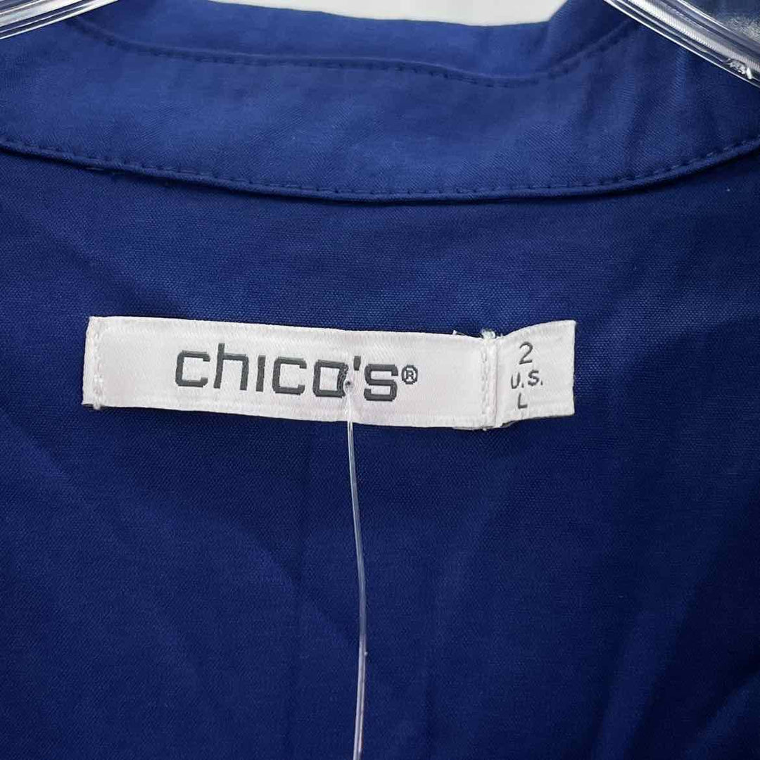 Size L Chico's Royal Blue Dress