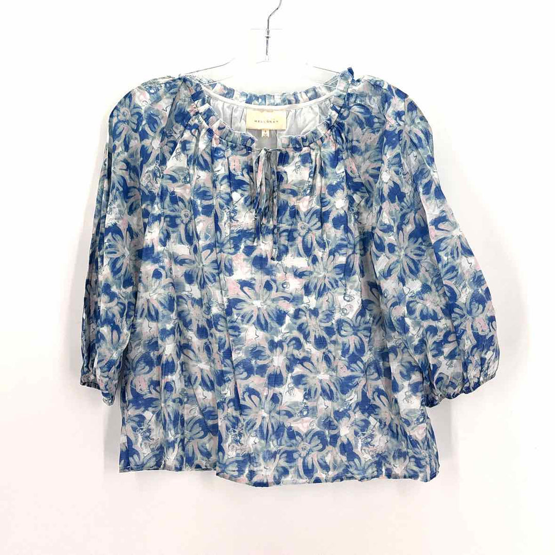 Size S MELLODAY Blue Shirt