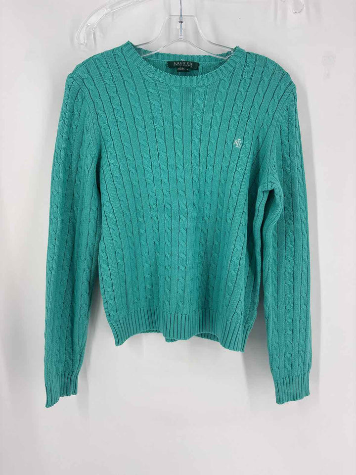 Size M RALPH LAUREN Green Knit Sweater