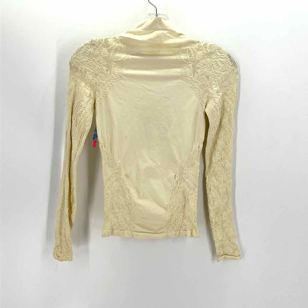 Size S FREE PEOPLE Ivory Shirt