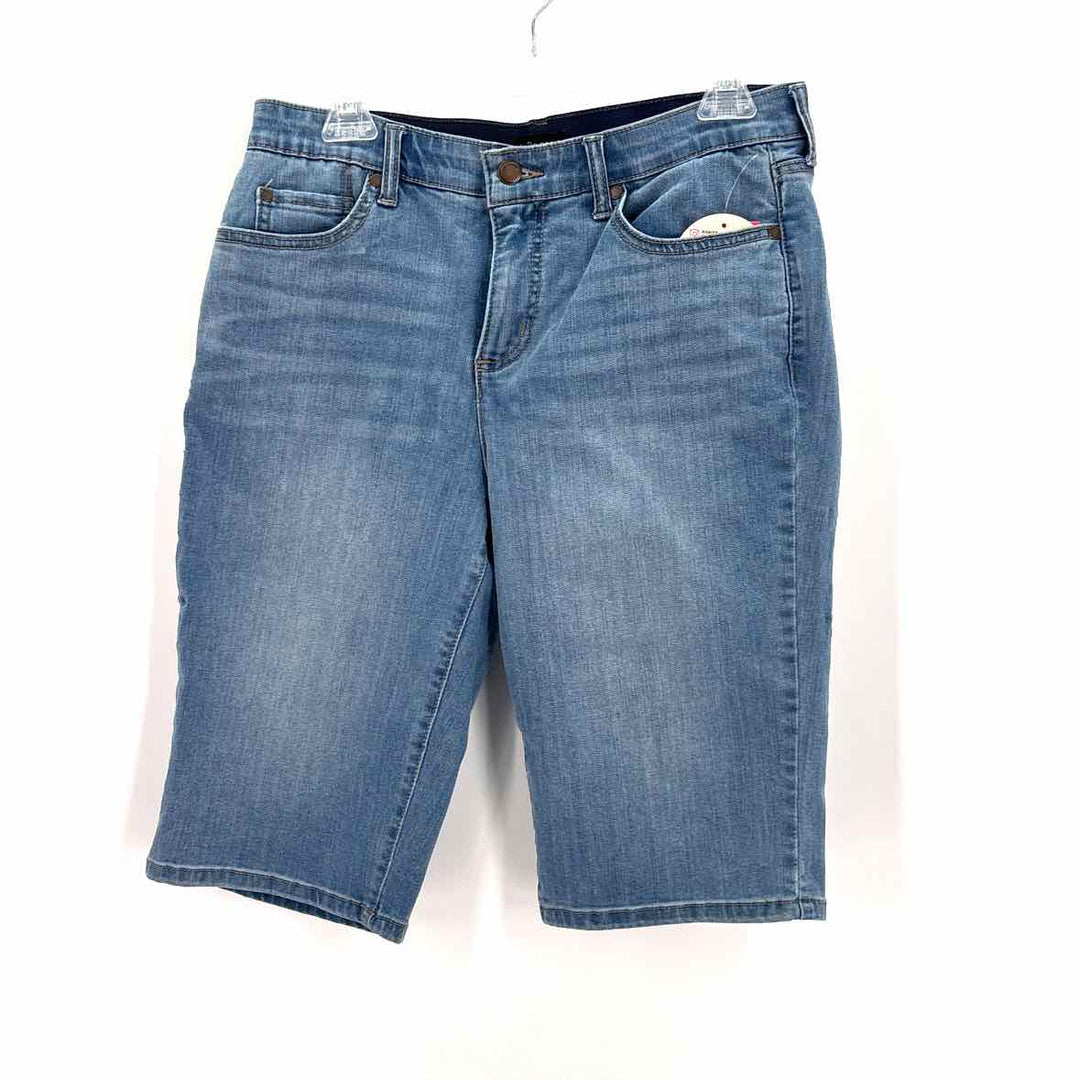 Size 8 KIM ROGERS Blue Denim Shorts