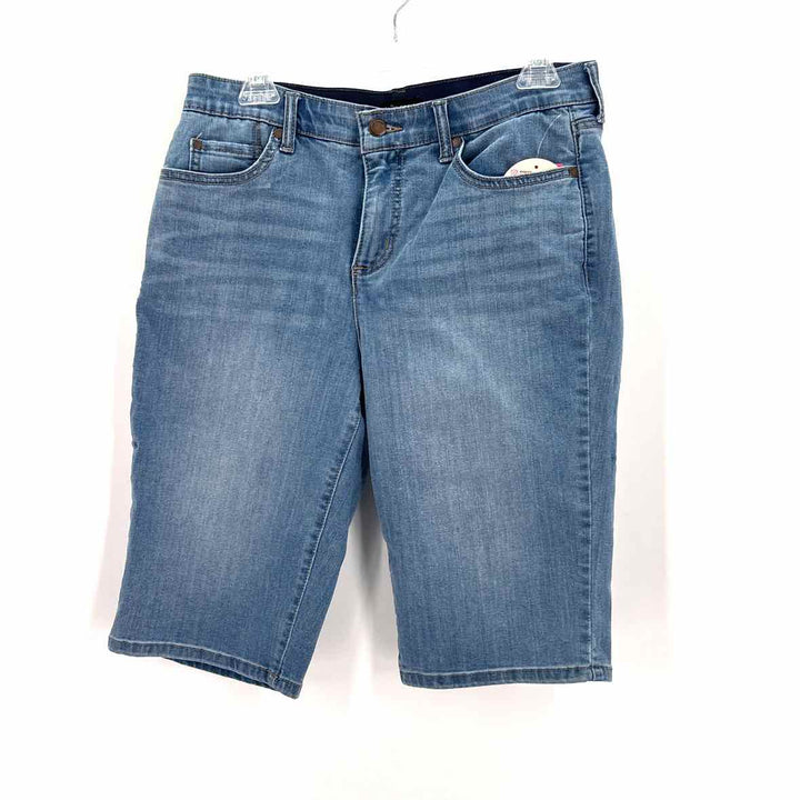 Size 8 KIM ROGERS Blue Denim Shorts