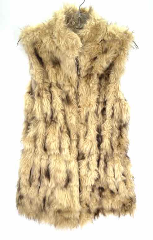 Size One Size BAGATELLE Tan Faux Fur Vest