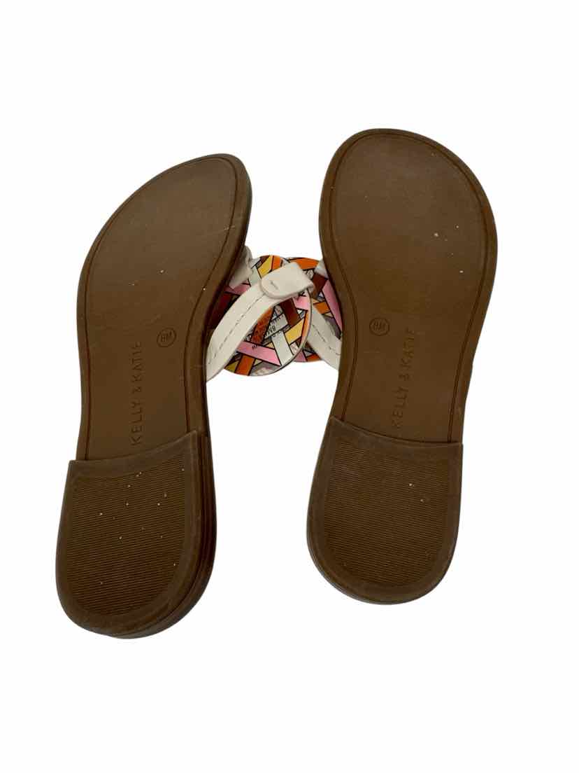 Shoe Size 8 KELLY & KATIE Multi-Color Sandals