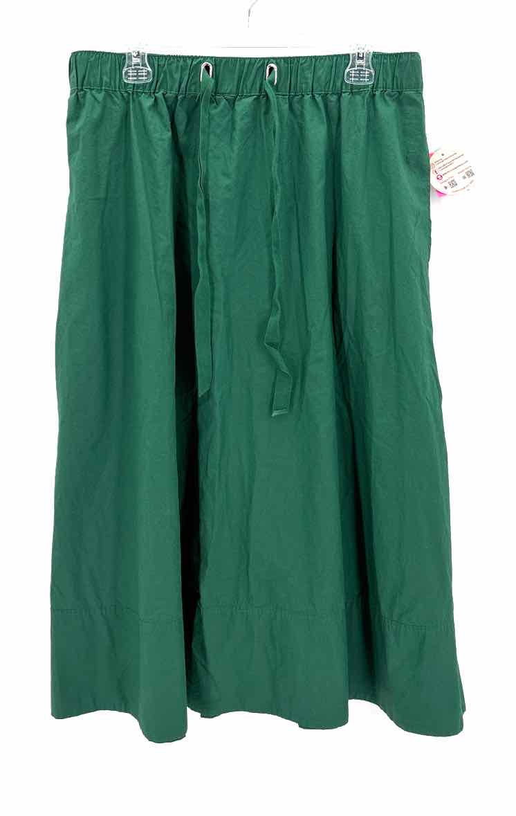 Size XL Talbots Green Cotton Skirt