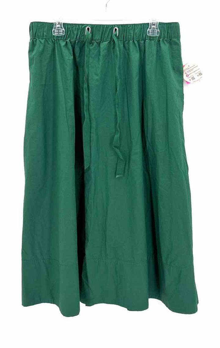 Size XL Talbots Green Cotton Skirt