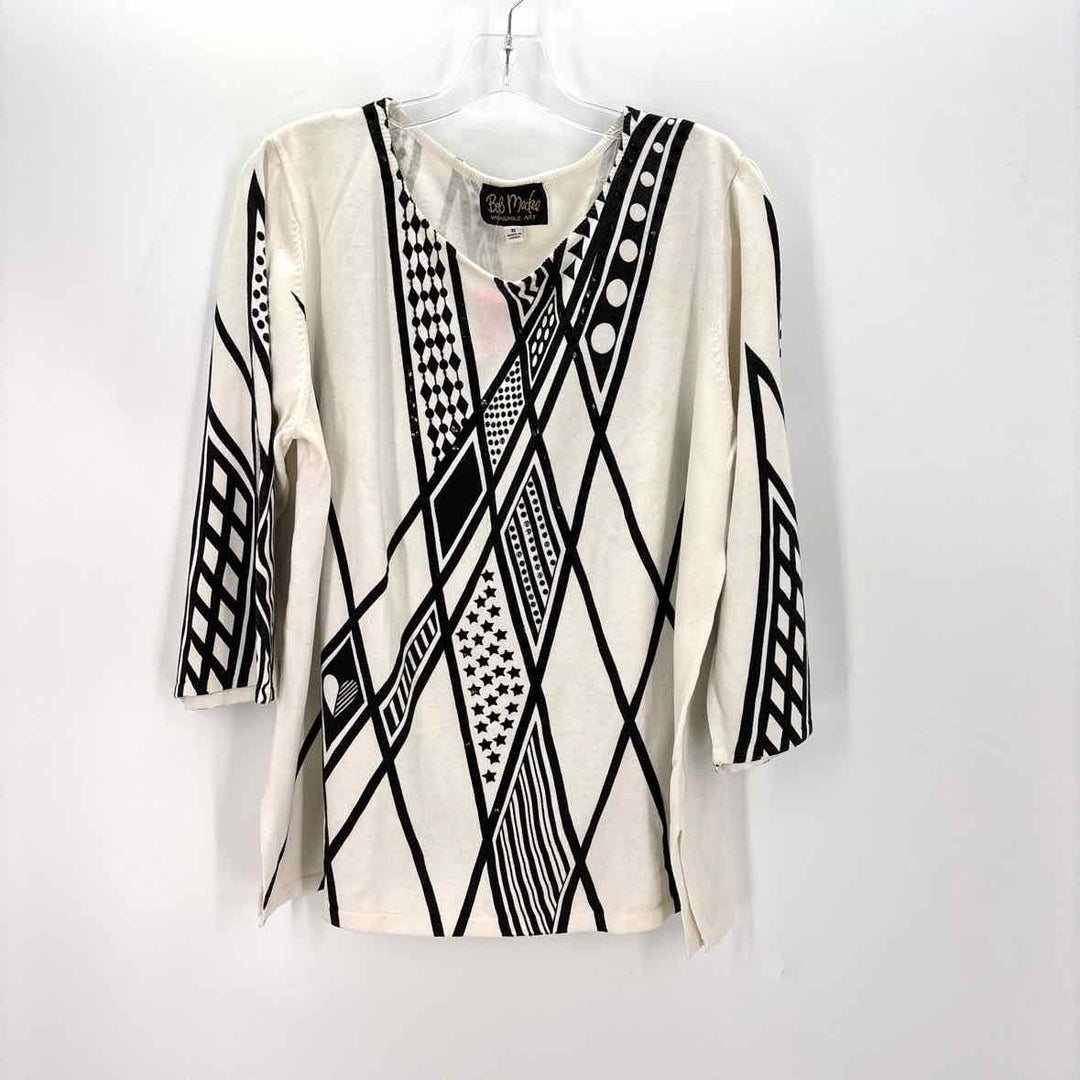 Size XL BOB MACKIE White Sweater