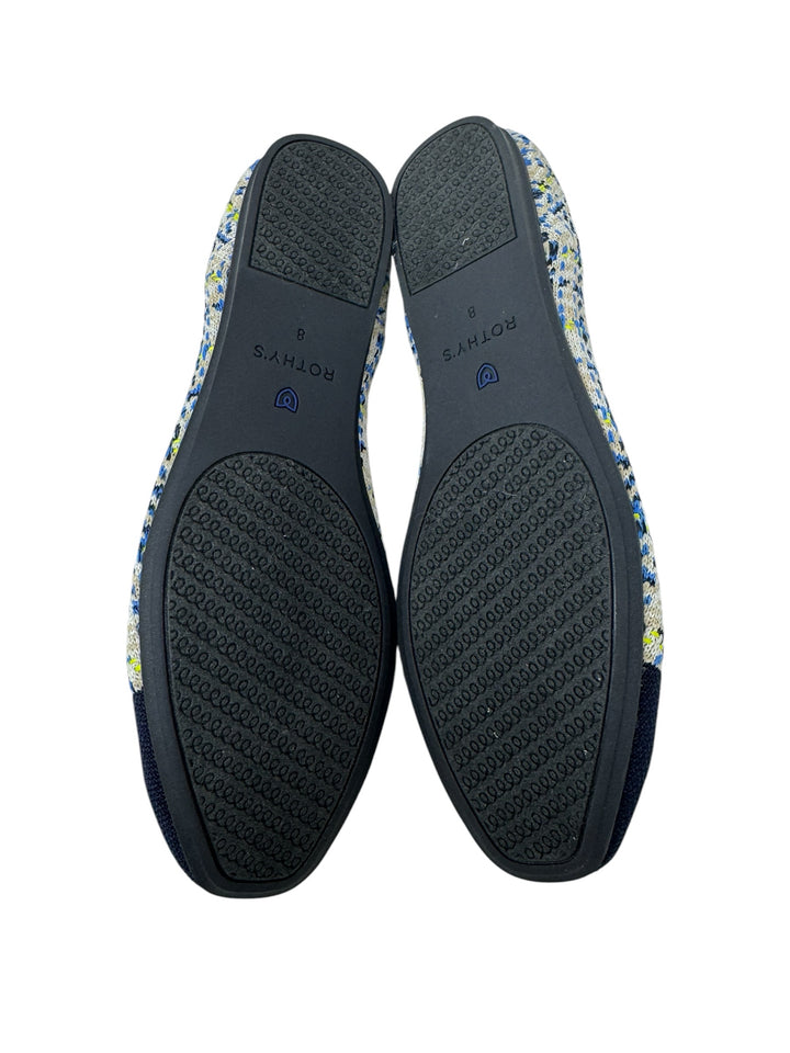 Shoe Size 8 ROTHY'S Multi-Color Flats