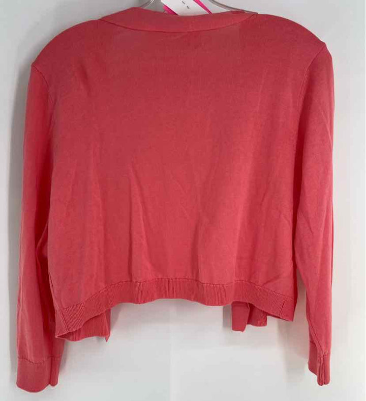 Size M Talbots Peach Cardigan