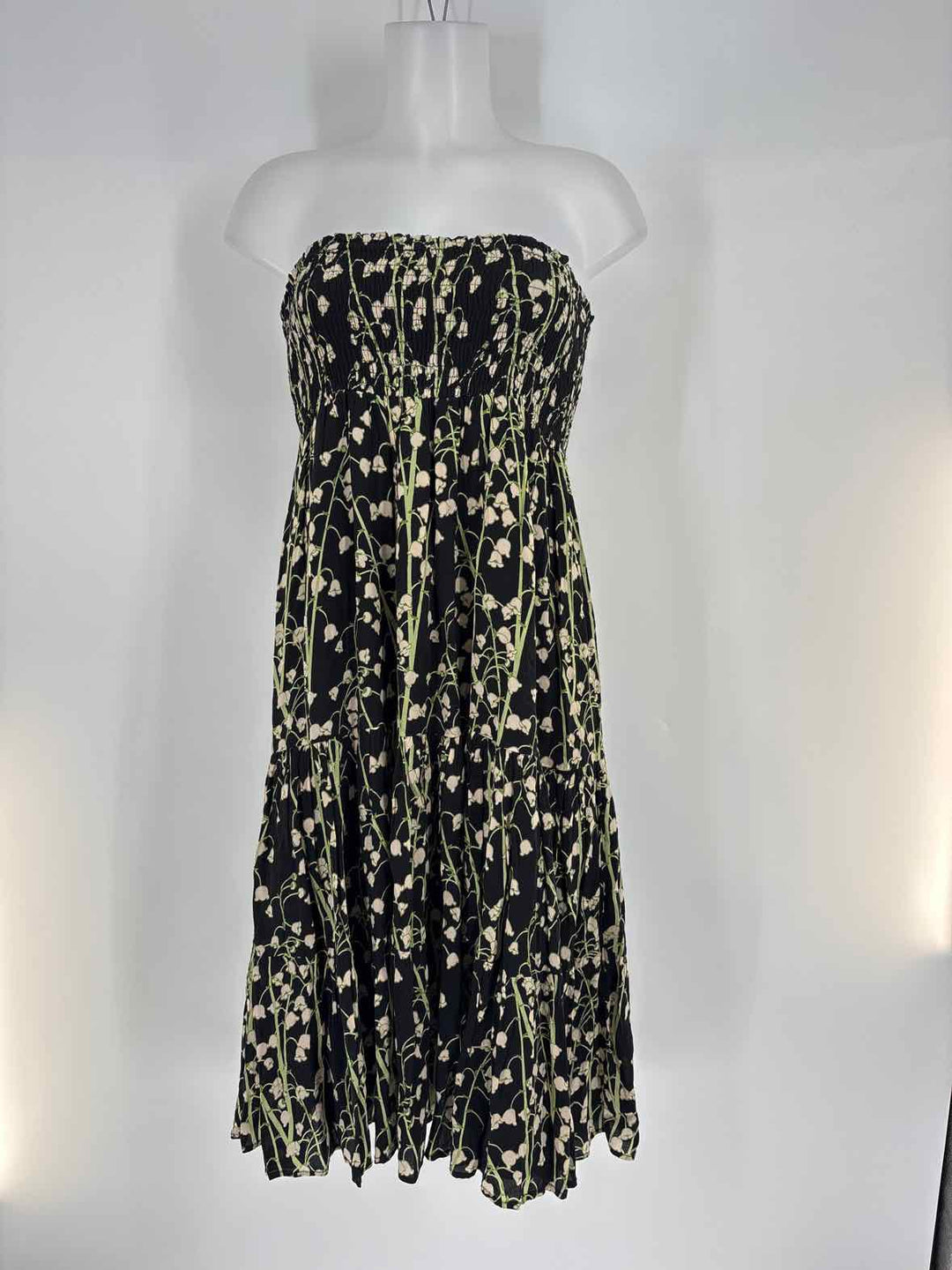 Size S Black Print Dress