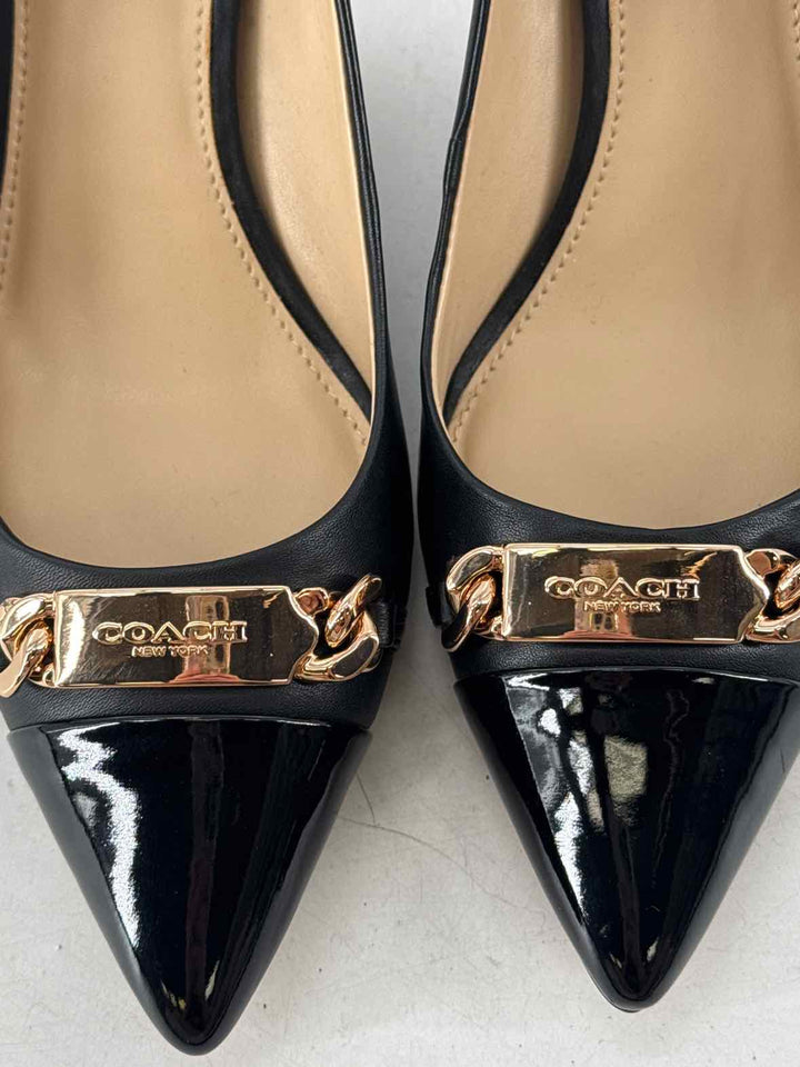 Shoe Size 7.5 Coach Black Pumps