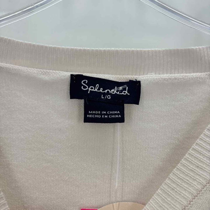 Size L Splendid Ivory Shirt