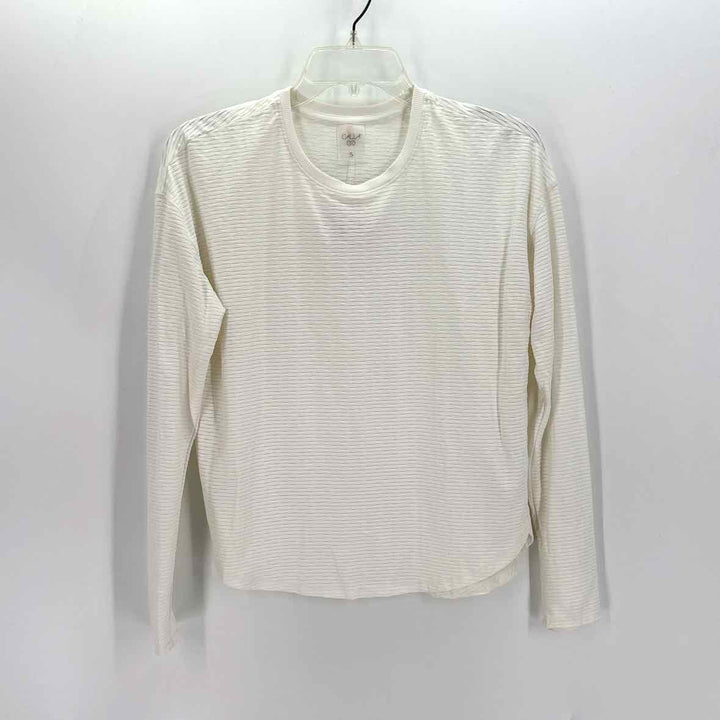 Size S CALIA White Knit Shirt