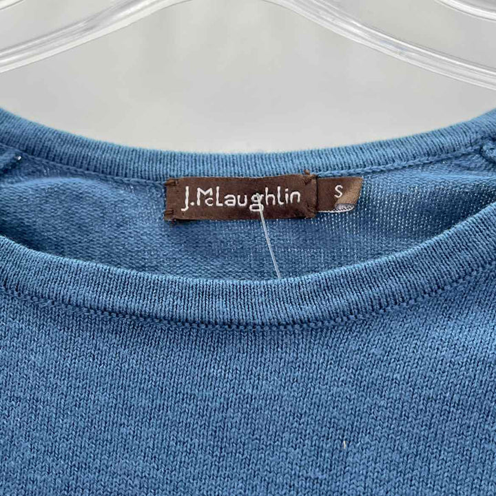 Size S J MCLAUGHLIN Blue Sweater