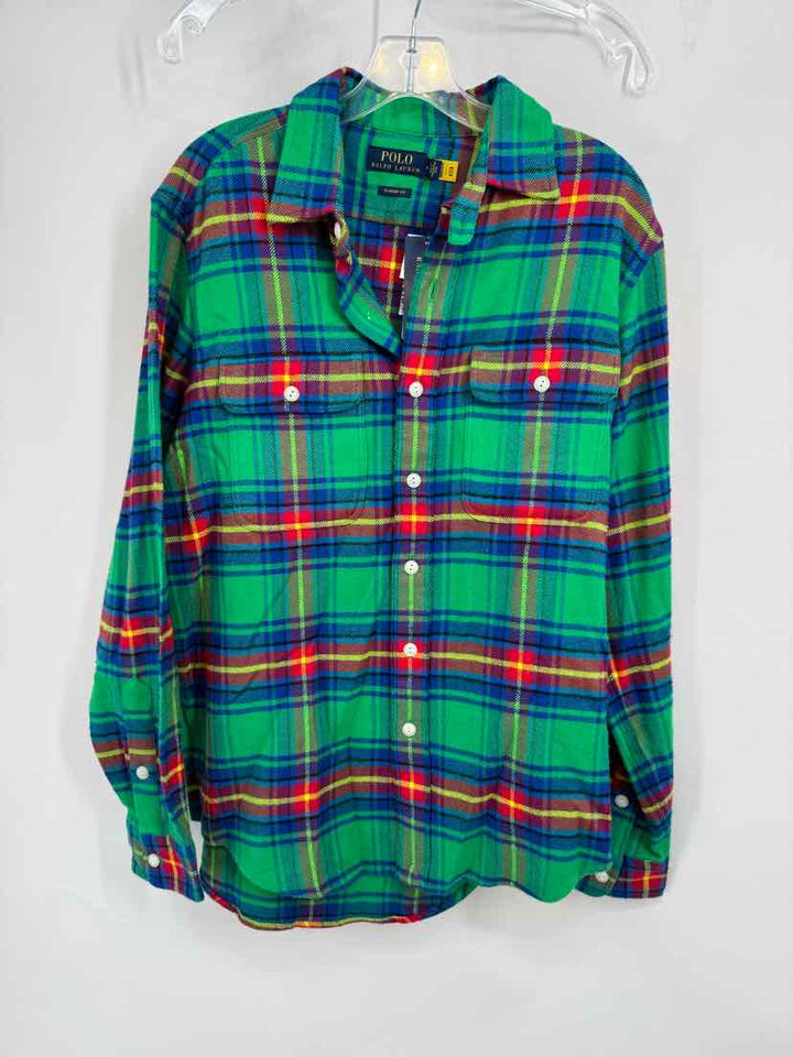 Size M RALPH LAUREN Green Shirt