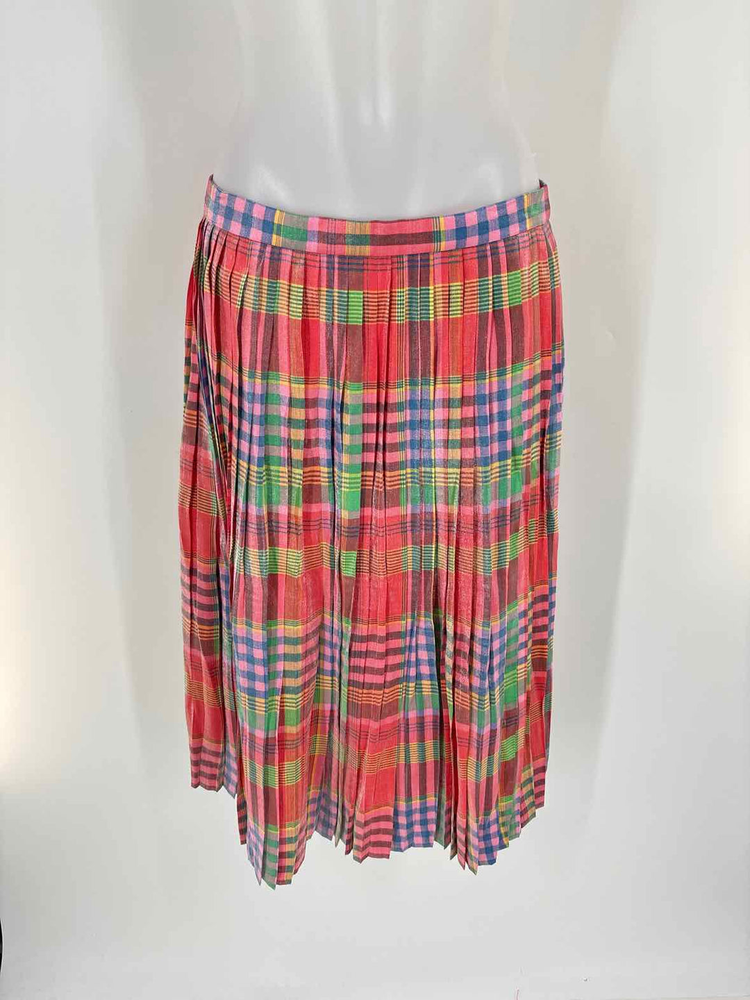 Size 8 J Crew PINK PRINT Skirt