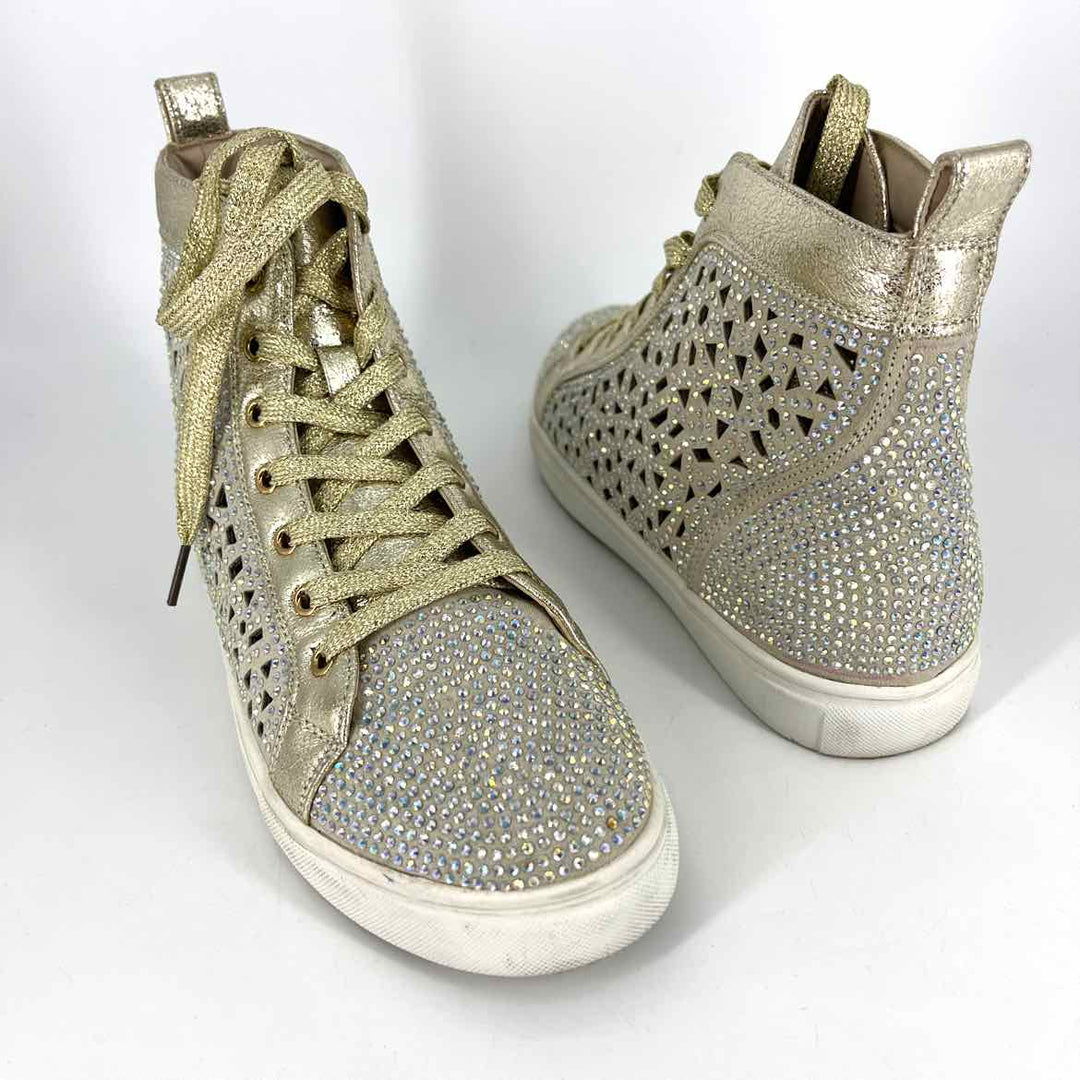 Shoe Size 39 Gold Sneakers