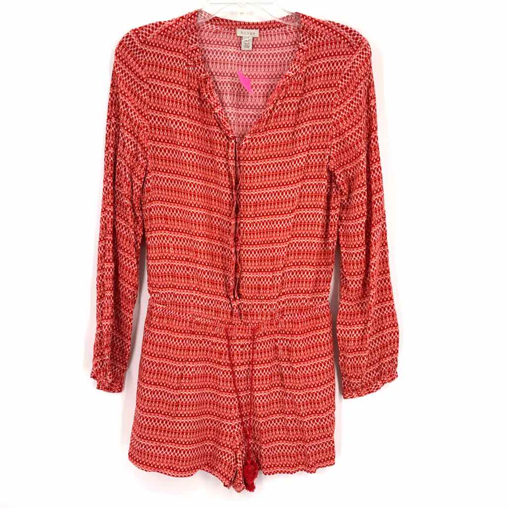 Size XS HINGE Red Romper