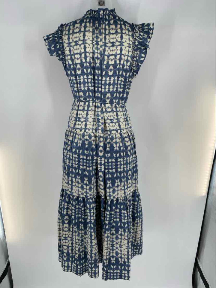 Size M PINCH Blue Print Dress