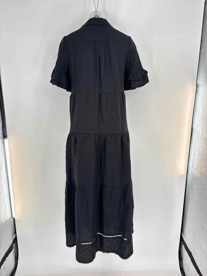 Size S Chico's Black Linen Dress