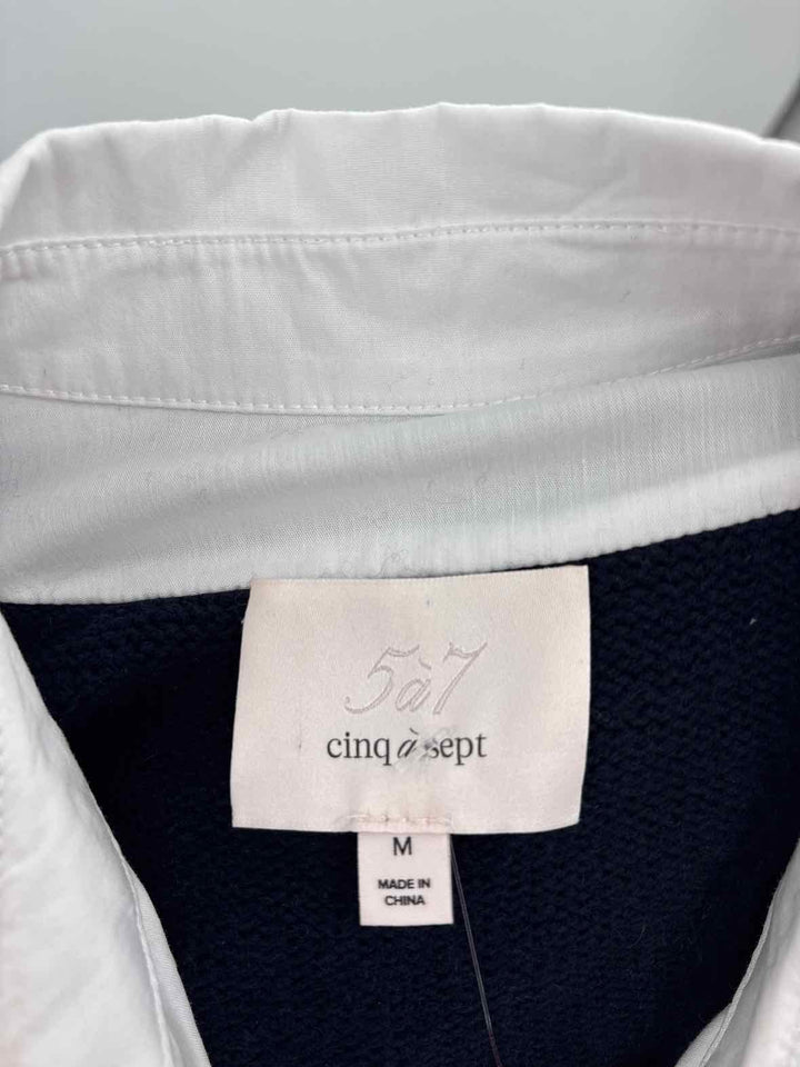 Size M CINQ DE SEPT Navy Dress