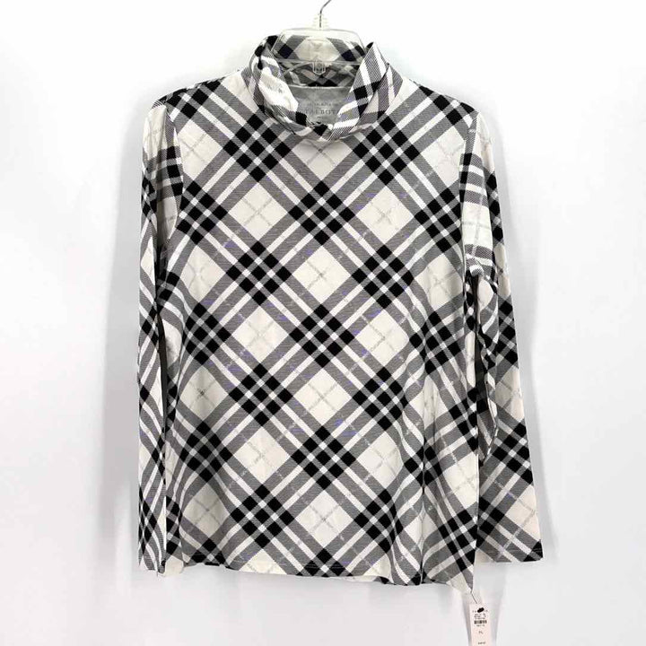 Size L Talbots Black/White Shirt